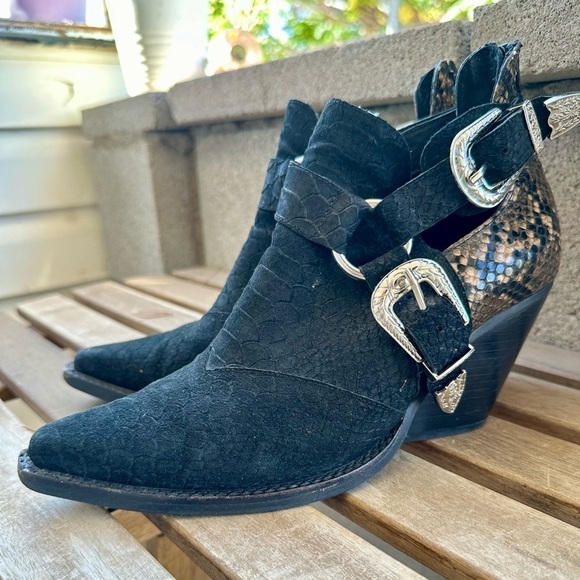 jeffrey campbell free people icon western boot size 7.5 - Picture 2 of 16